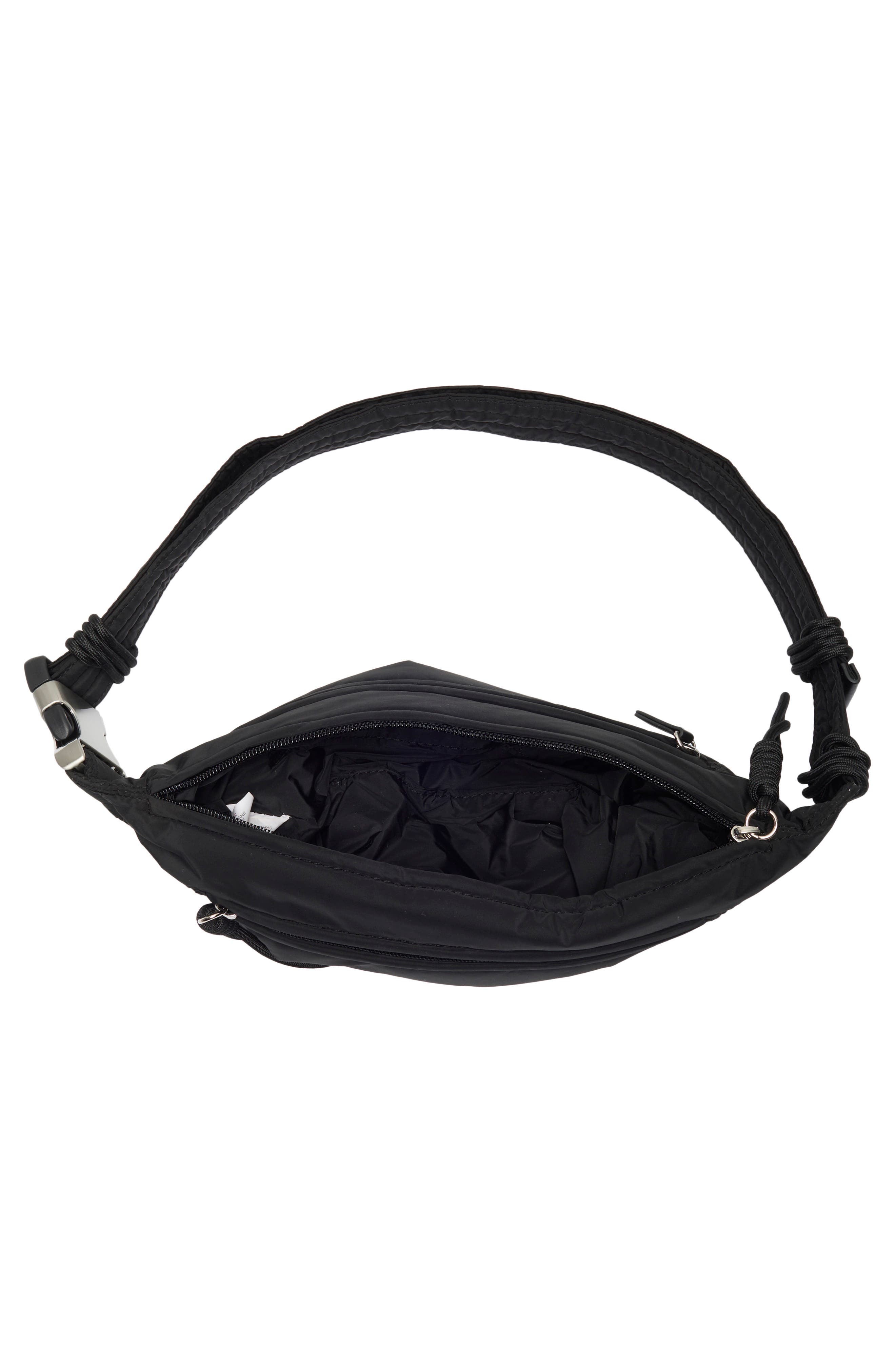 Dolce Vita Nylon Belt Bag, Alternate, color, Black
