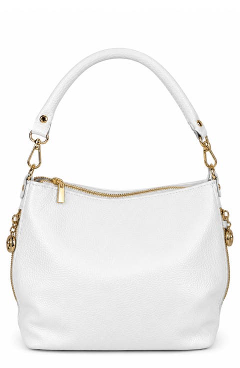 Beatrice Leather Hobo Shoulder Bag
