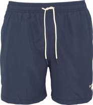 Barbour Staple Logo Embroidered Swim Trunks