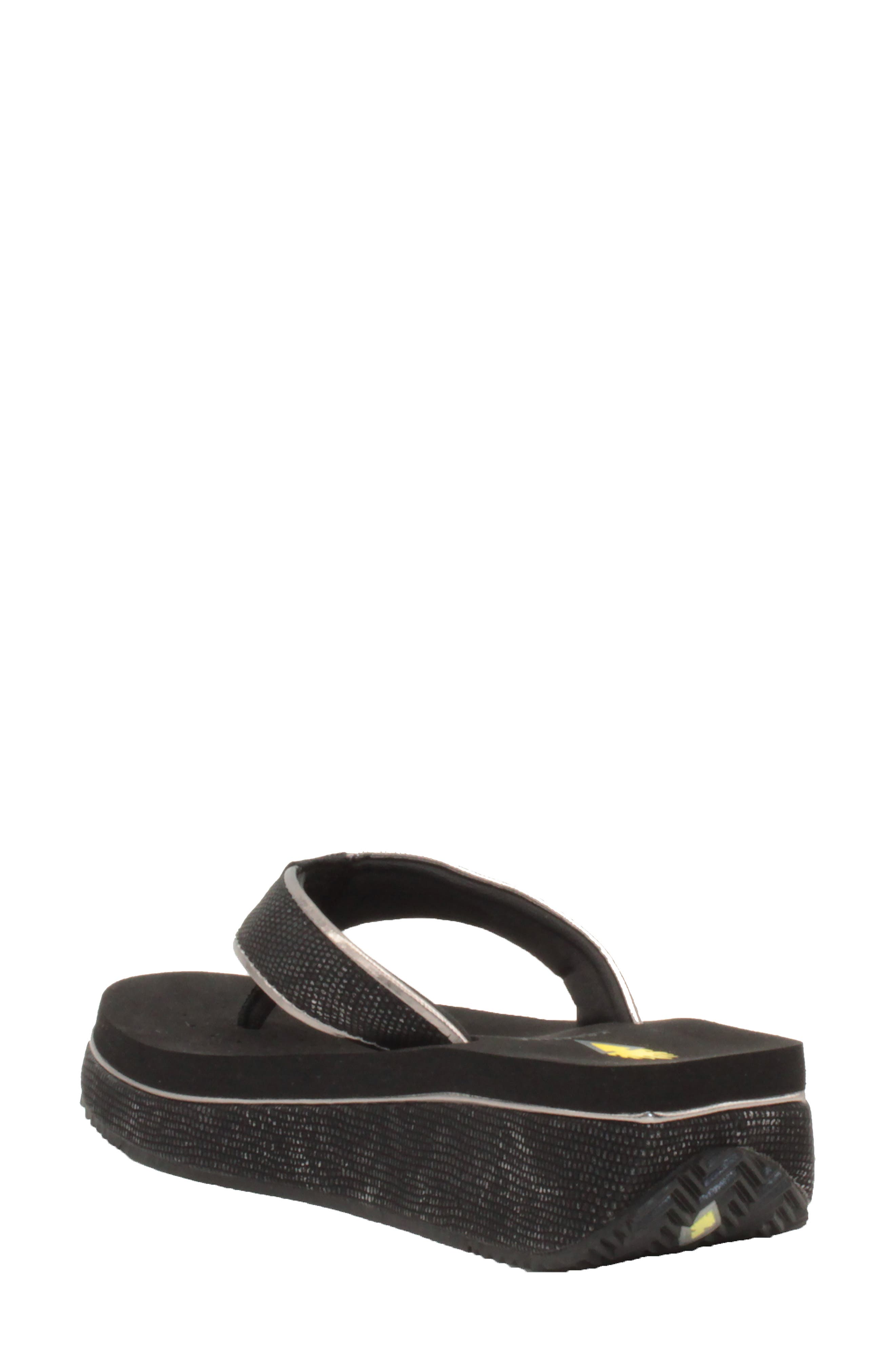 Volatile Neville Genuine Calf Hair Platform Flip Flop, Alternate, color, 