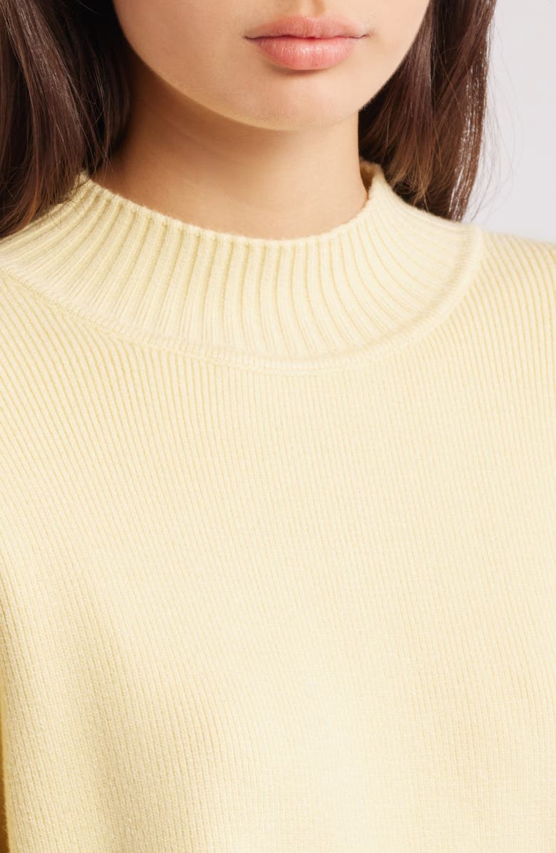 MANGO Rino Mock Neck Sweater, Alternate, color, Yellow