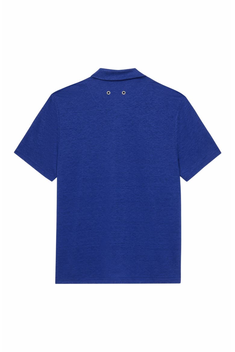 Men's Solid Linen Jersey Polo Shirt, Alternate, color, MARRAKECH