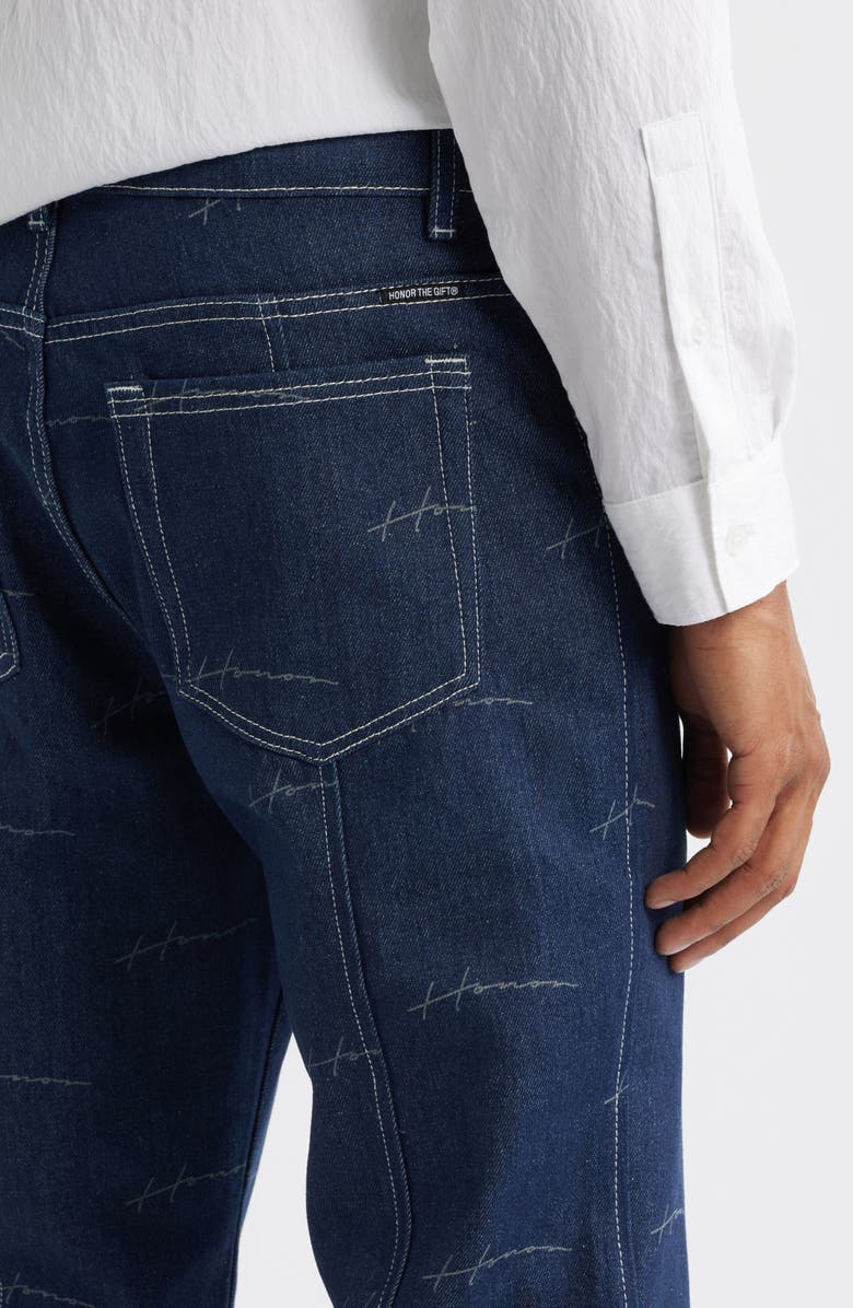 HONOR THE GIFT Print Riding Flare Jeans, Alternate, color, 