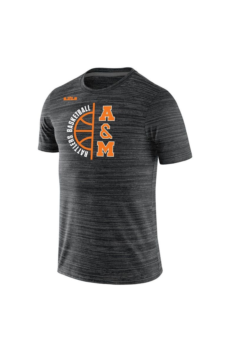 NIKE X LEBRON JAMES Men's Nike x LeBron James Black Florida A&M Rattlers Velocity T-Shirt, Alternate, color, Black