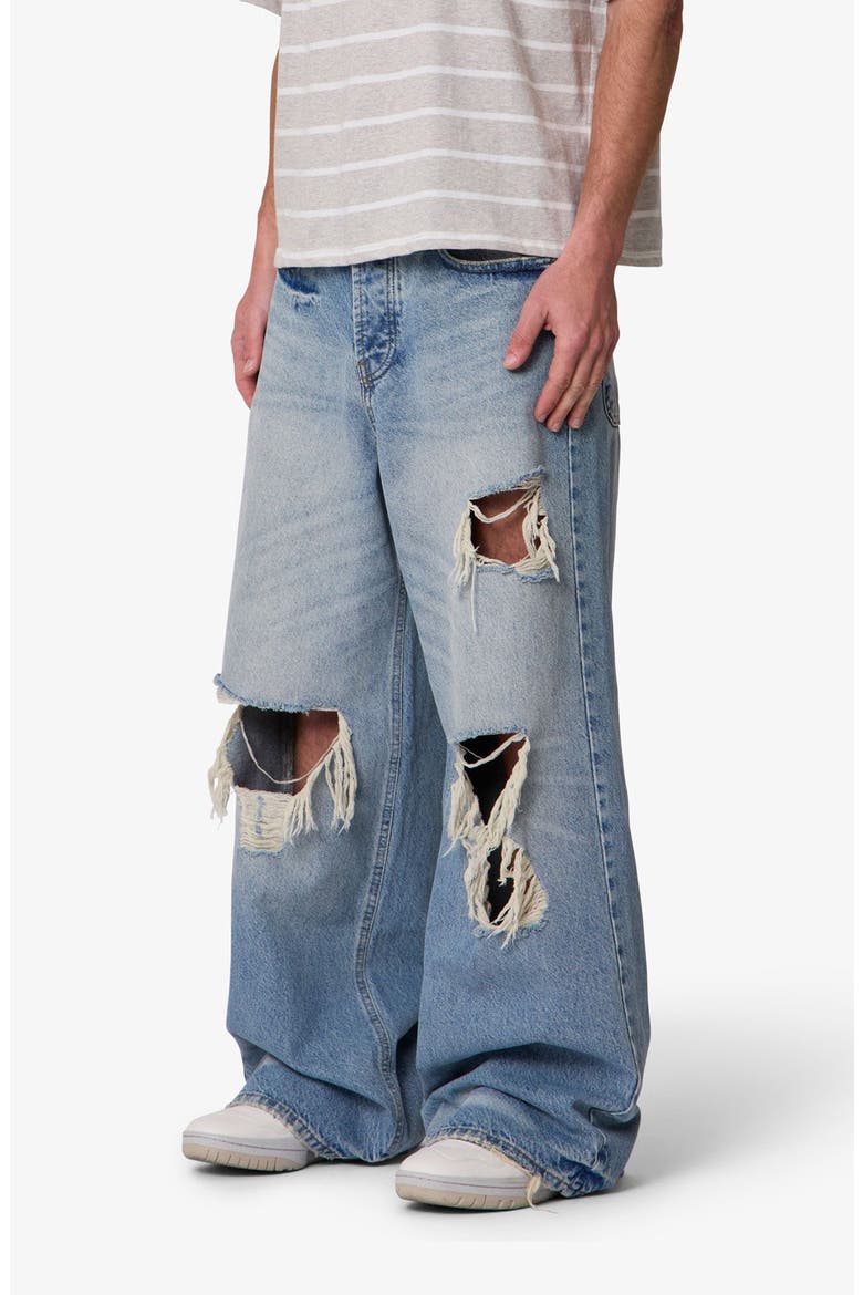 Blowout Rave Ripped Jeans, Alternate, color, WESTERN BLUE