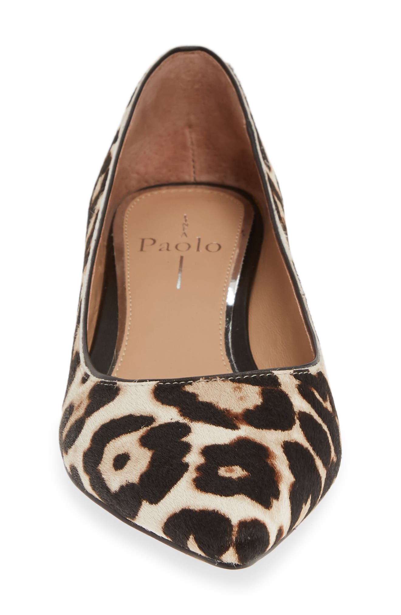 Bellini Genuine Calf Hair Pump, Alternate, color, CREAM/ BLACK CALF HAIR