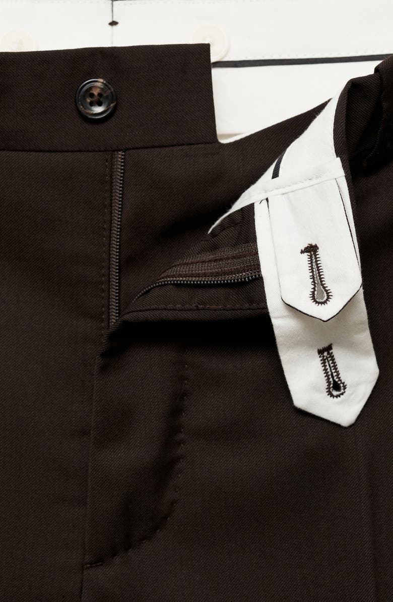 MANGO Slim Fit Virgin Wool Suit Pants, Alternate, color, 