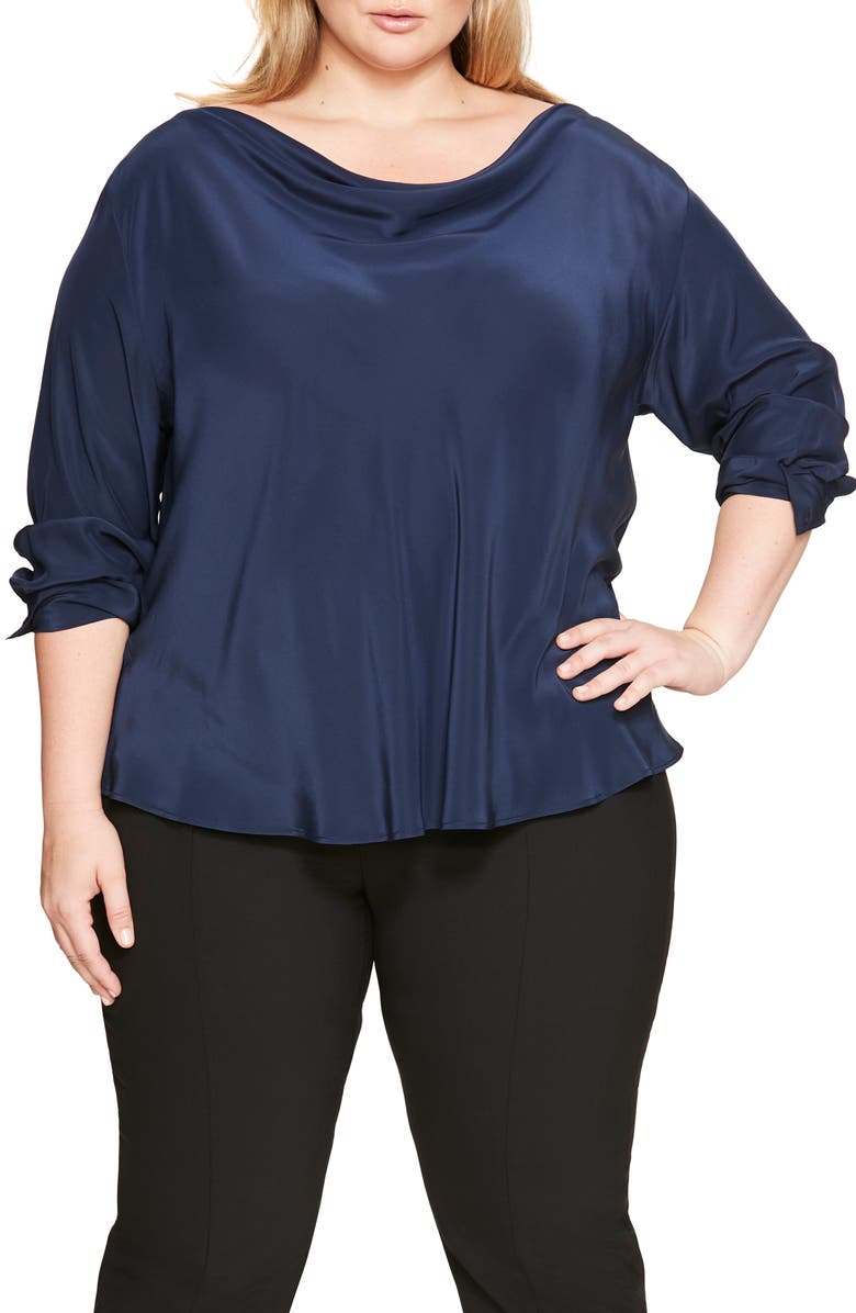 Pari Passu Silk Top, Main, color,
