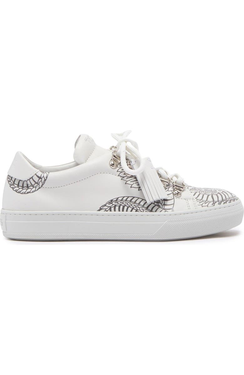 Tod's Mocassino Dragon Leather Sneaker, Alternate, color,