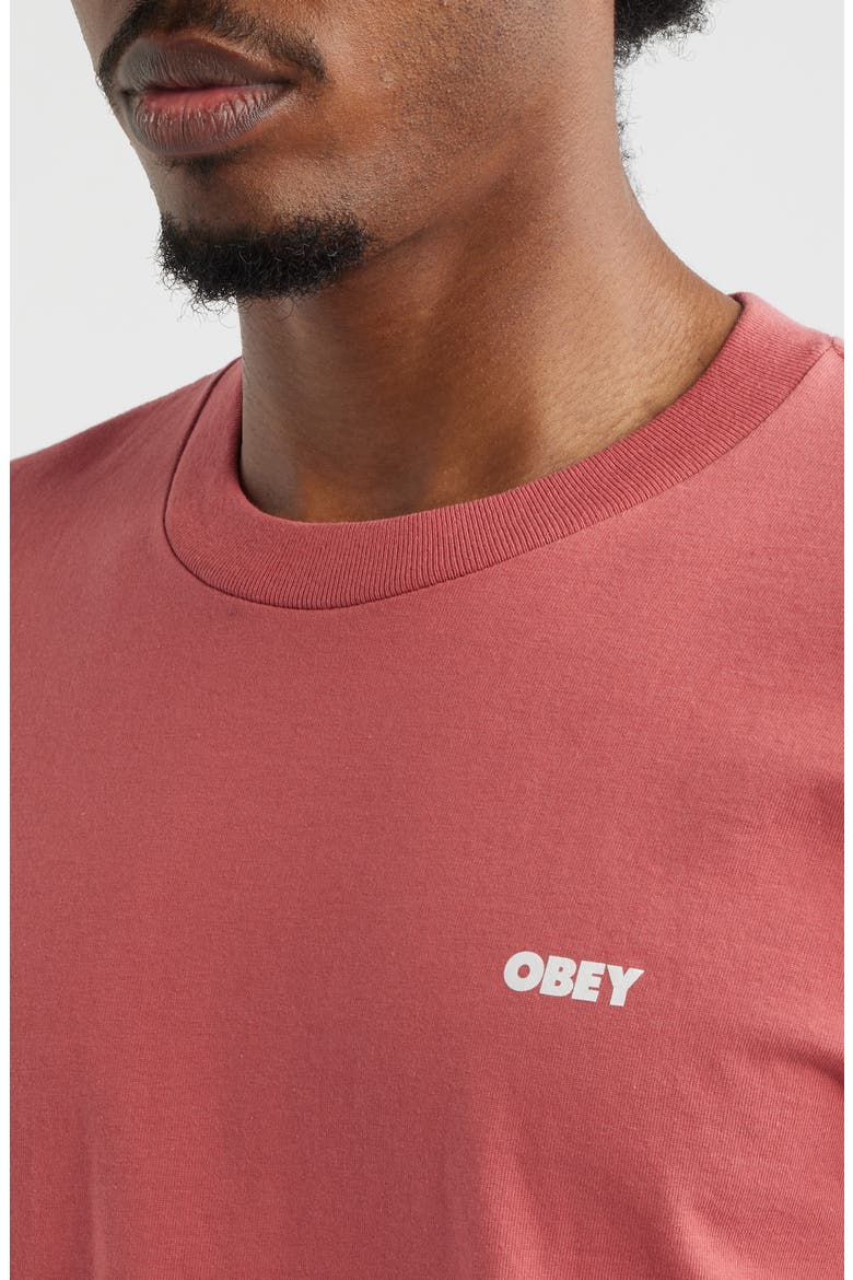 The Medium Is the Message Graphic T-Shirt, Alternate, color, MINERAL RED