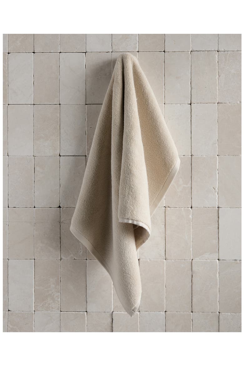 Organic Plush Towels, Alternate, color, BONE