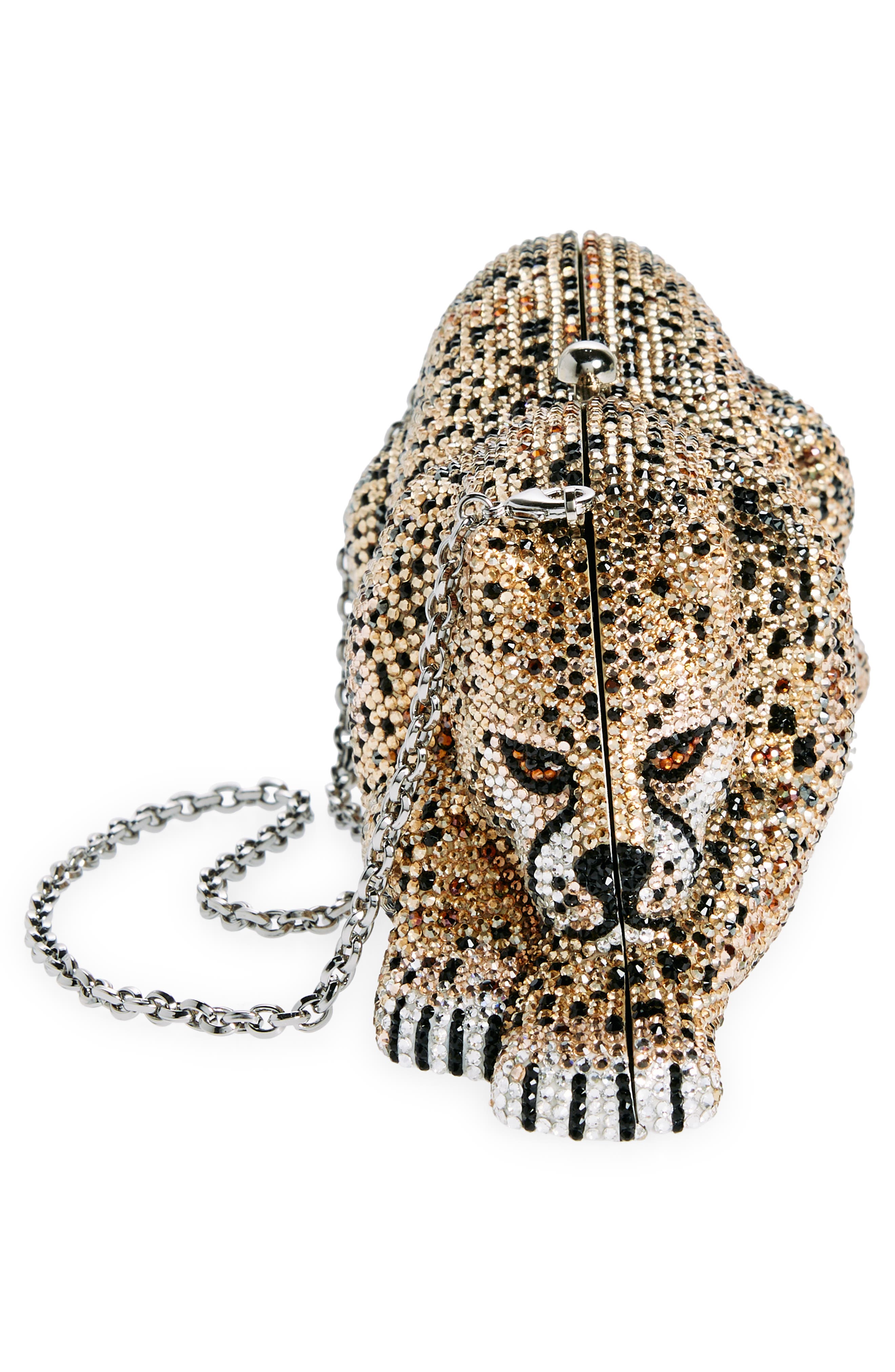 JUDITH LEIBER COUTURE Wildcat Chiquita Cheetah Clutch, Alternate, color, 