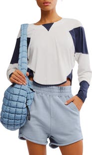 Free People Spotlight Colorblock Long Sleeve Top