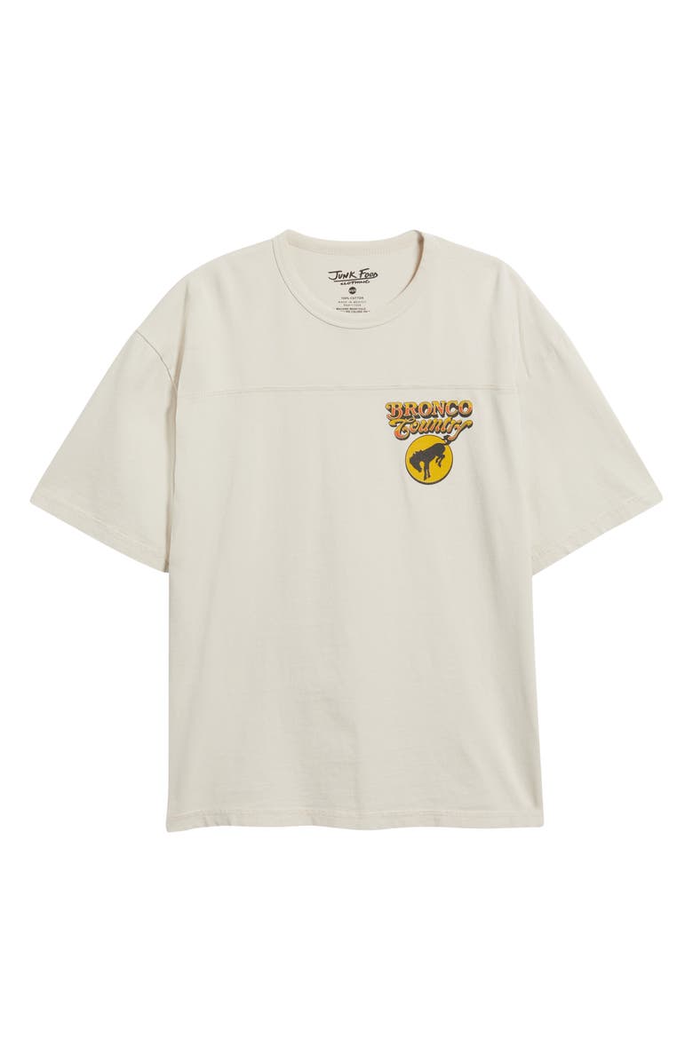Junk Food Bronco Graphic Print Cotton T-Shirt, Alternate, color, Birch