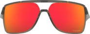 Oakley Castel 63mm Prizm™ Oversize Rectangular Sunglasses