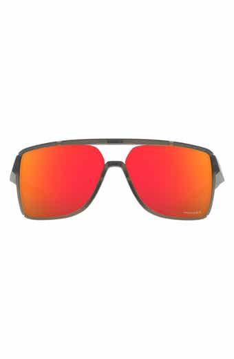 Oakley Castel 63mm Prizm™ Oversize Rectangular Sunglasses
