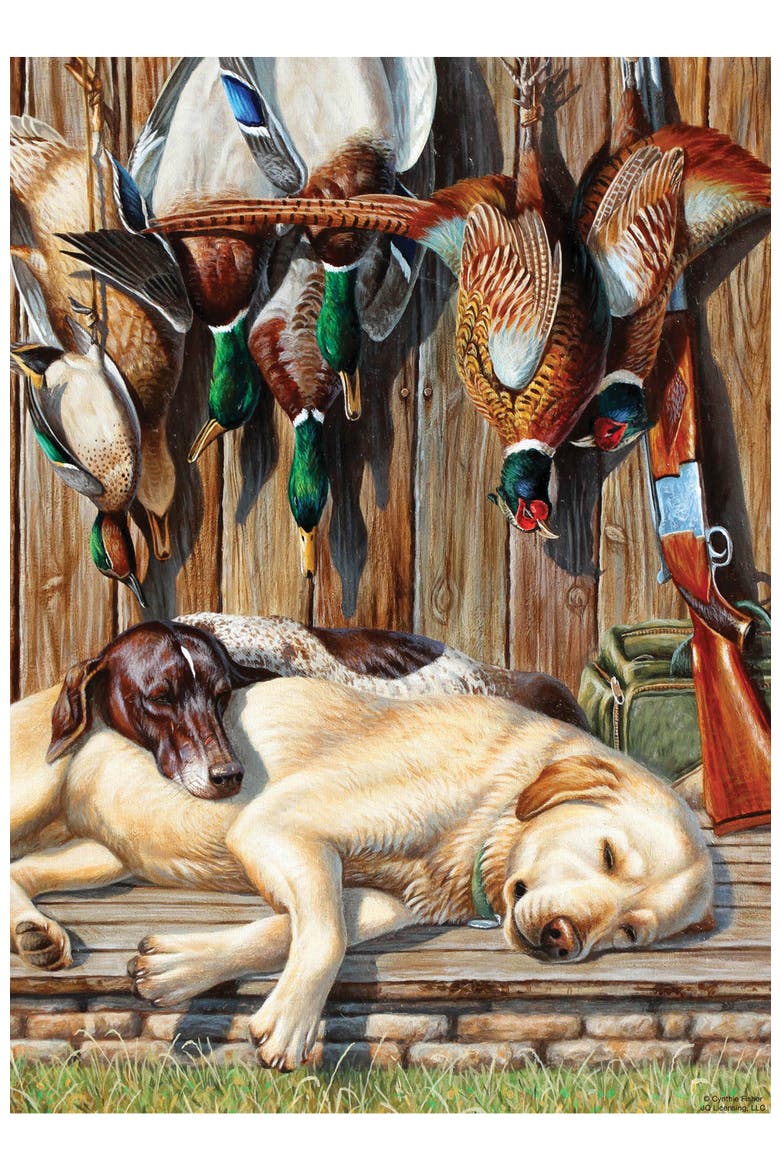 All Tuckered Out 1000 Piece Puzzle, Alternate, color, Multicolor