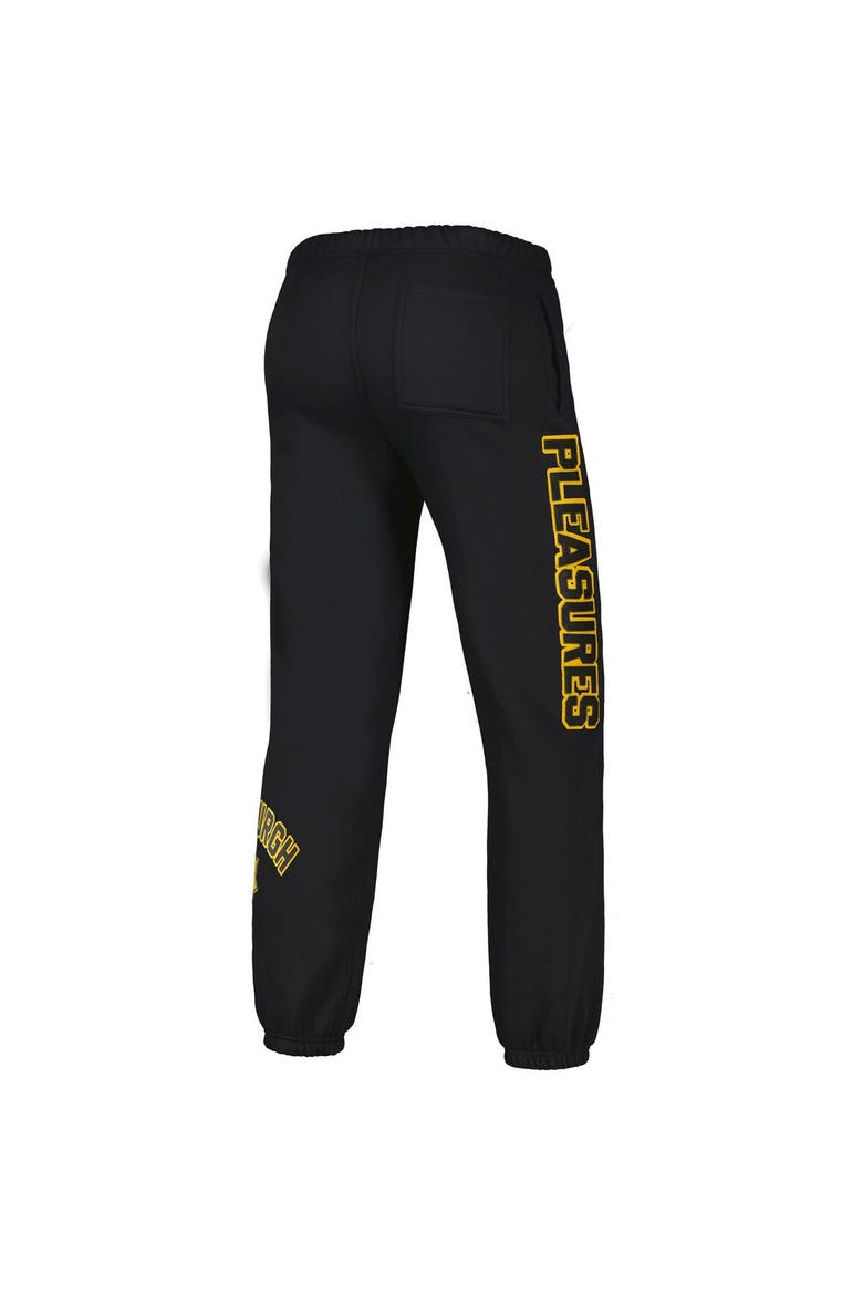 Men's PLEASURES Black Pittsburgh Pirates Opening Day Sweatpants, Alternate, color, Black
