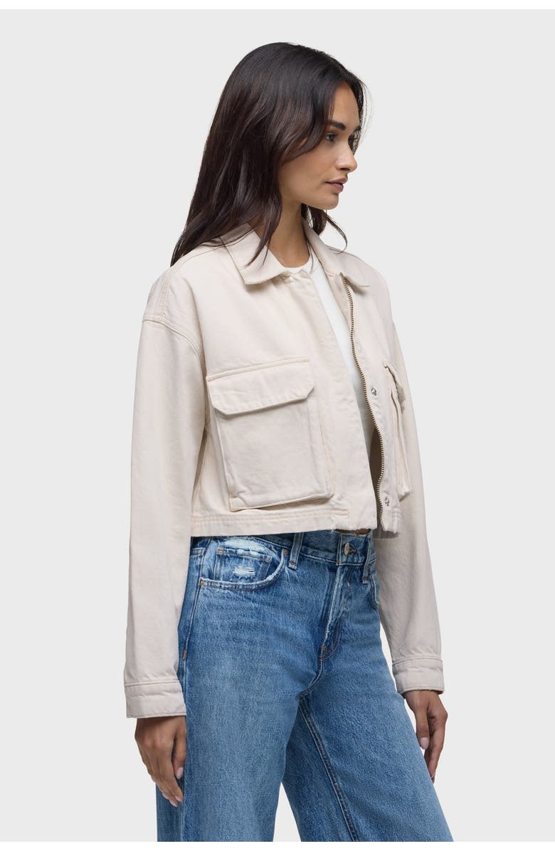 Hudson Jeans Chore Jacket, Alternate, color, Ecru