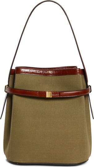 ◆EMIS◆ CANVAS TOTE BUCKET BAGBLACK m1037_1334634 BlackWaterproofCanvasBucketTot