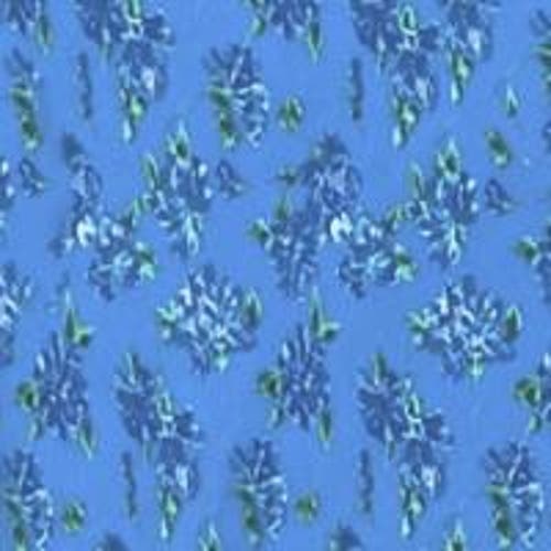 Ro&zo Black Mix And Match Rose Ditsy Dress In Blue