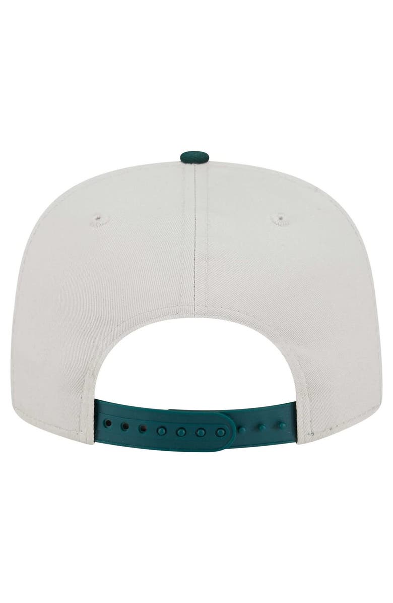 New Era Men's New Era Cream Athletics Iron Golfer Snapback Hat, Alternate, color, Cream