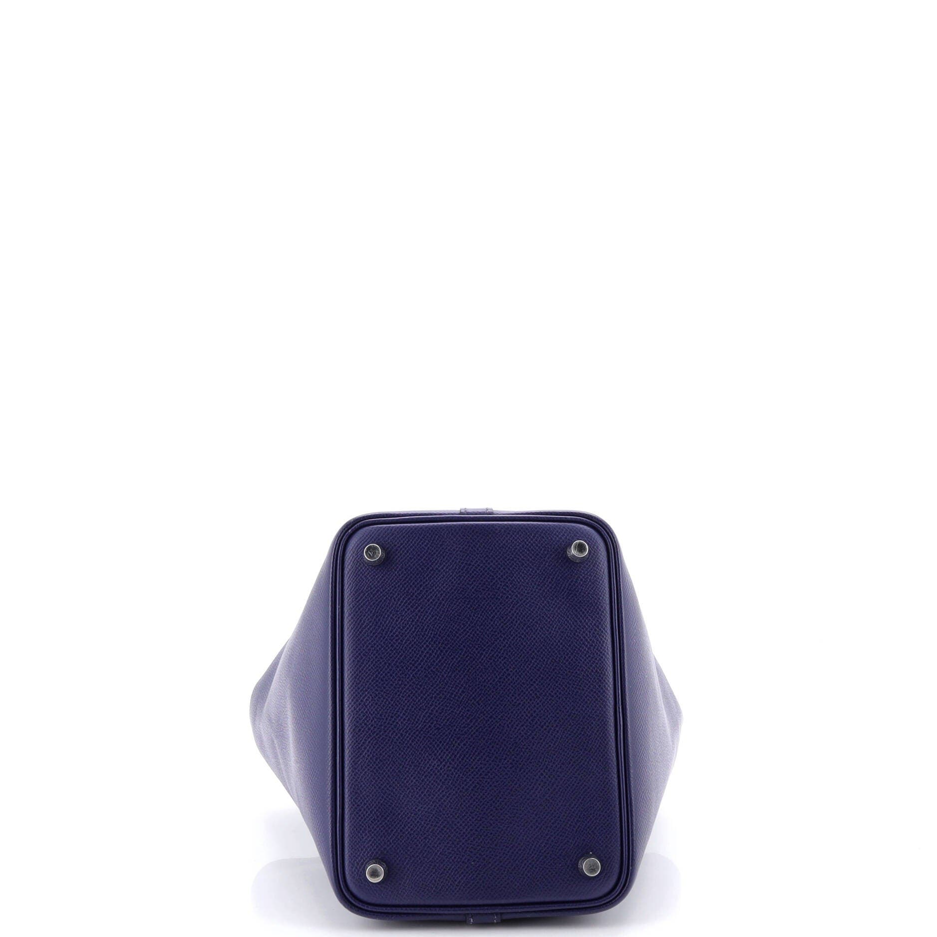 Picotin Lock Bag Tressage Epsom PM, Alternate, color, Blue