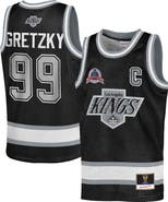 Mitchell & Ness Youth Mitchell & Ness Wayne Gretzky Black Los Angeles Kings Maxxed Out Fashion Basketball Jersey