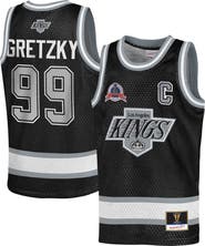 Mitchell & Ness Youth Mitchell & Ness Wayne Gretzky Black Los Angeles Kings Maxxed Out Fashion Basketball Jersey