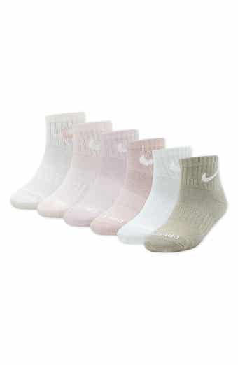 Nike Kids' 6-Pack Performance Quarter Socks