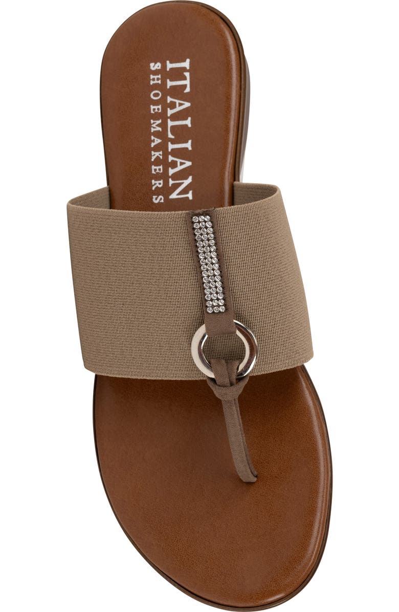 ITALIAN SHOEMAKERS Lillee Flip Flop, Alternate, color, Light Grey/Taupe