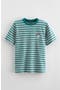 Kids' Stripe Embroidered T-Shirt