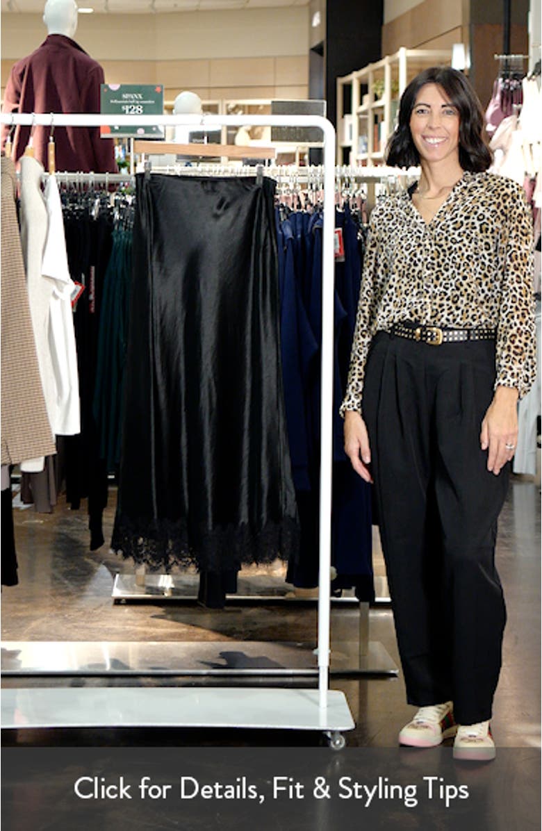 The Lacy Favorite Satin Maxi Skirt, sales video thumbnail