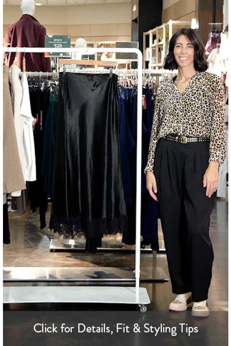 The Lacy Favorite Satin Maxi Skirt video