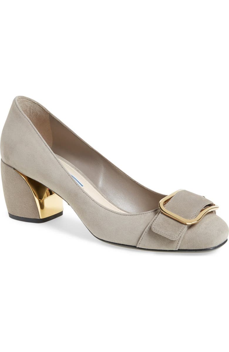 Prada Block Heel Pump, Main, color,