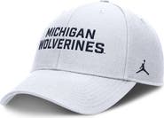 Nike Men's Nike  White Michigan Wolverines Rise Practice Adjustable Hat