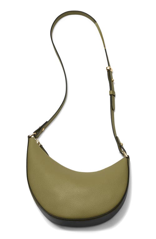 Kate Spade New York Hug Pebble Leather Crossbody Bag In Green