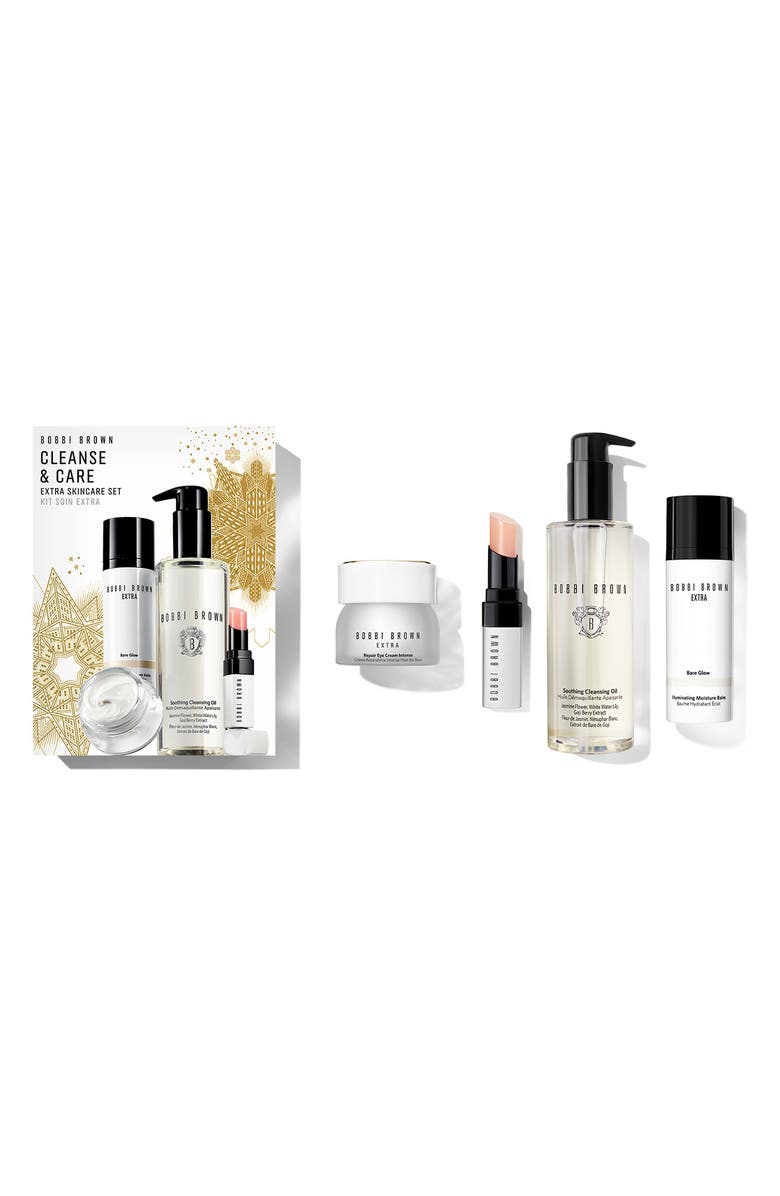Bobbi Brown Full Size Cleanse & Care Extra Skin Care Set USD $233 Value, Main, color,