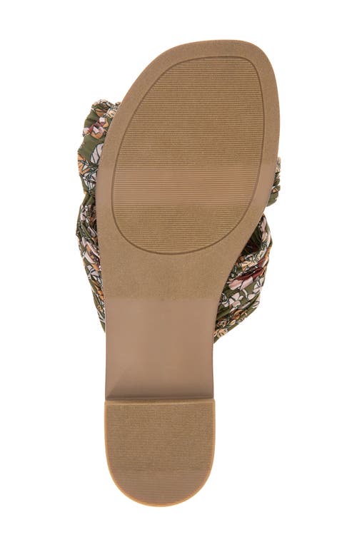 Kensie Renata Slide Sandal In Green