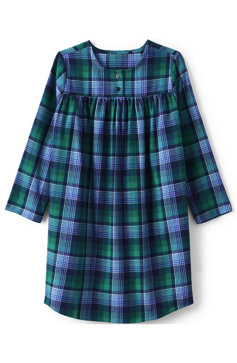 Lands' End Girls Flannel Nightgown, Main, color, 