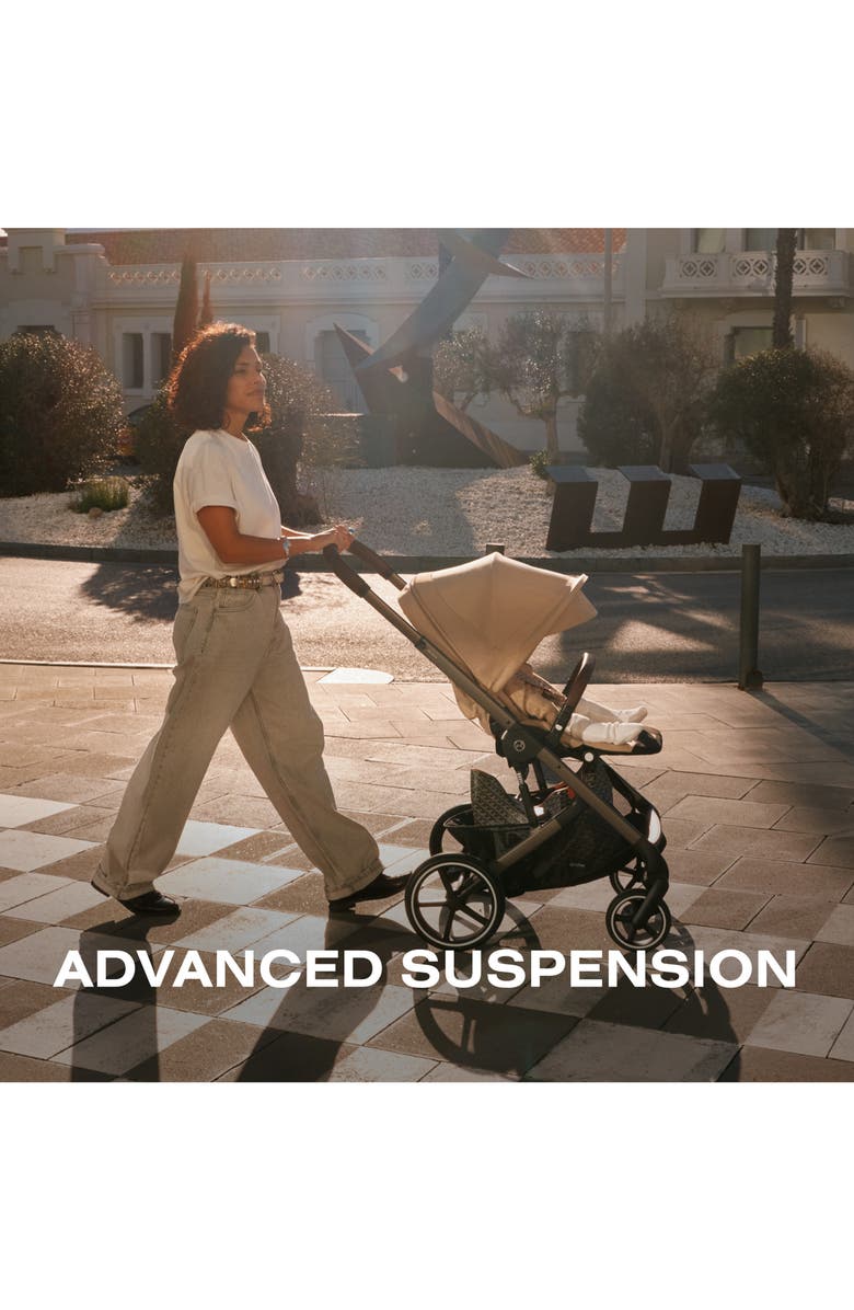 CYBEX Balios S Lux Stroller, Alternate, color, Moon Black