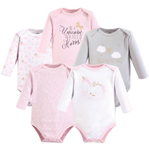 Multipack Five Long-Sleeve Bodysuits