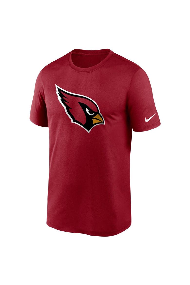 Men's Nike Cardinal Arizona Cardinals Logo Essential Legend Performance T-Shirt, Alternate, color, Cardinal