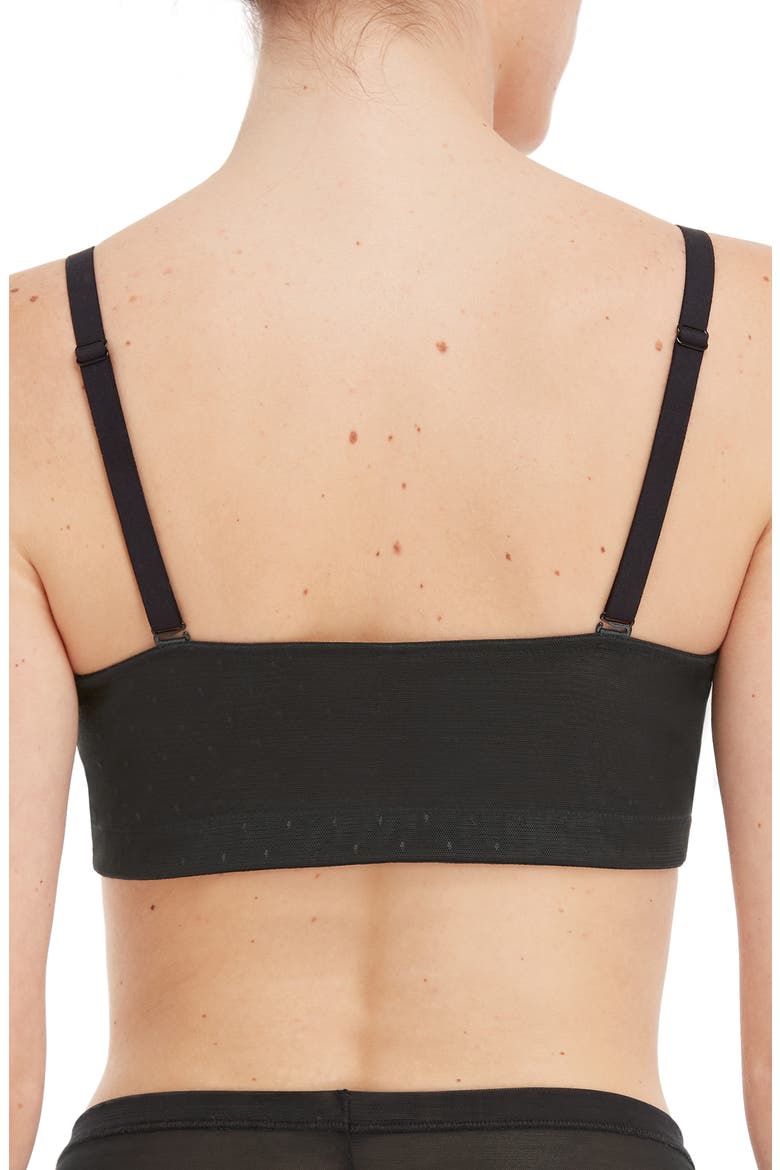 Spotlight On Lace Bralette, Alternate, color, VERY BLACK