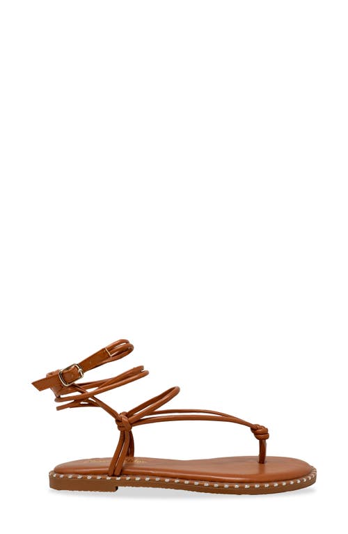 Chase & Chloe Chase And Chloe Studded Ankle Wrap Sandal