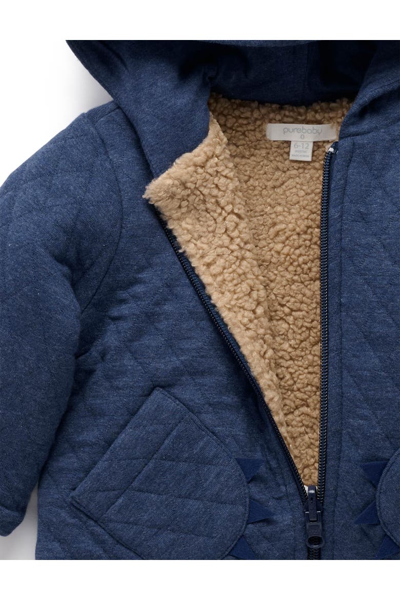 Quilted Dragon Jacket, Alternate, color, Midnight Melange
