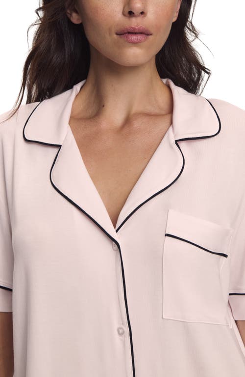 Eberjey Gisele Short Sleeve Pant Pajamas In Pink