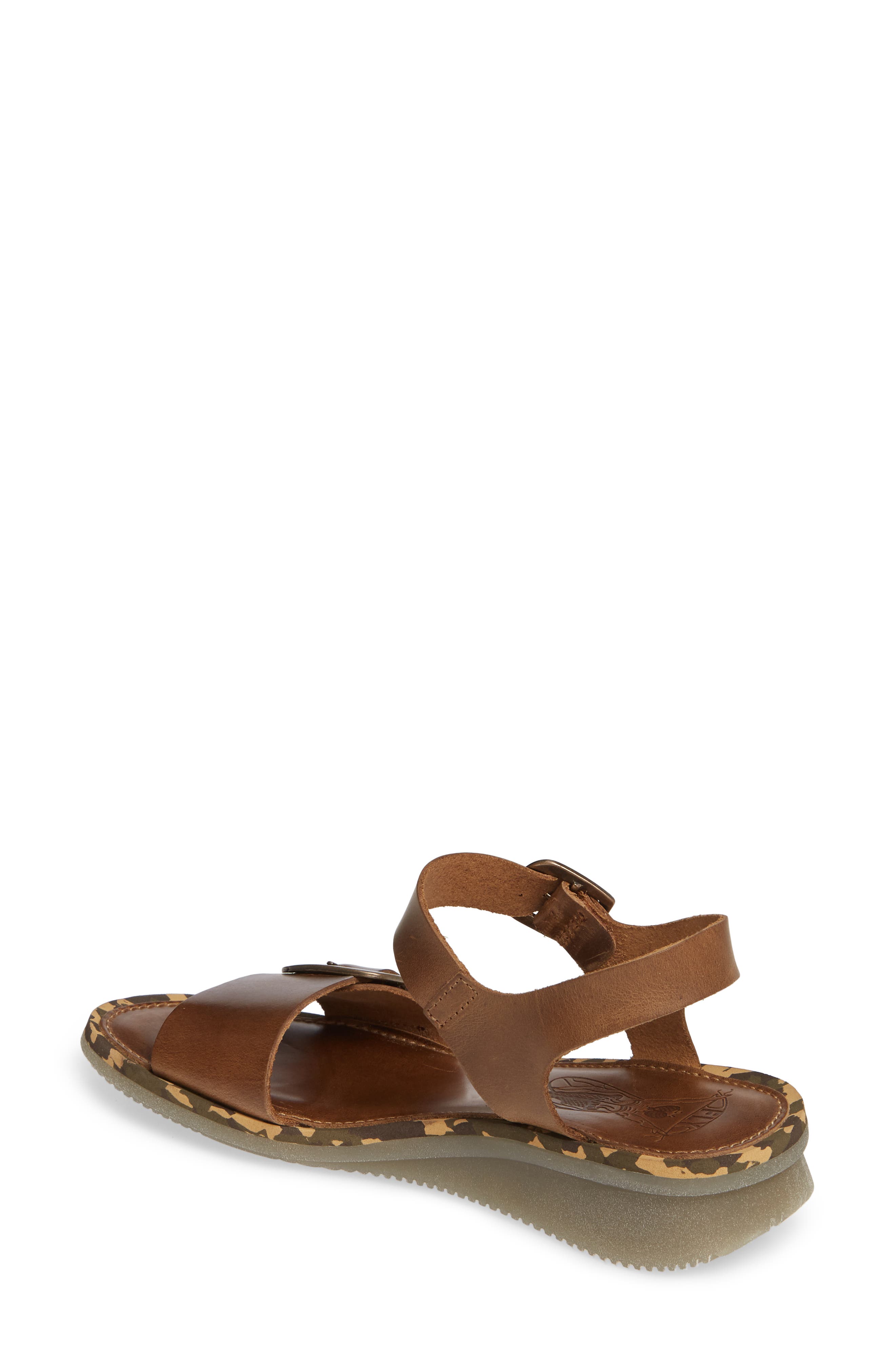 Comb Sandal, Alternate, color, CAMEL BRIDLE LEATHER