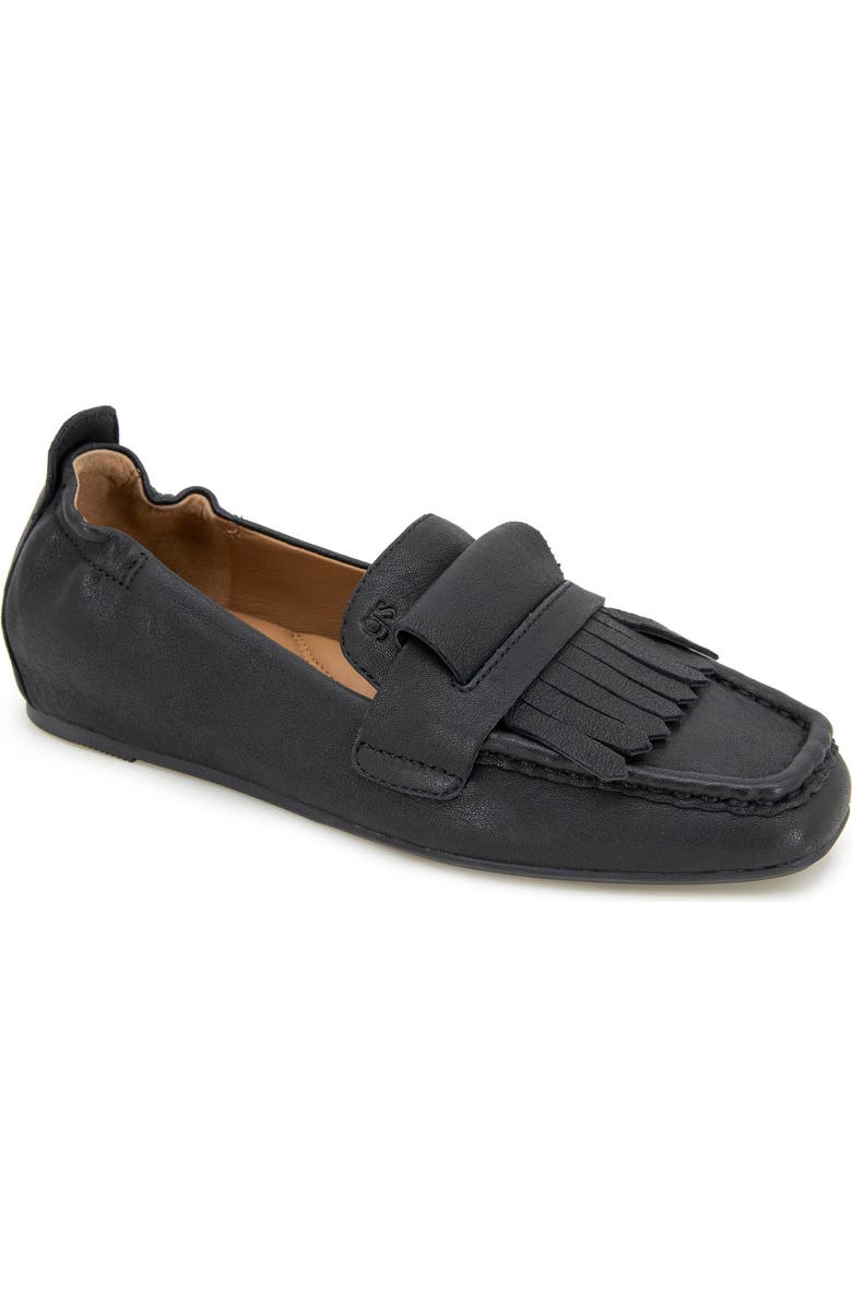 Gentle Souls Scotty Kiltie Loafer, Main, color, Black