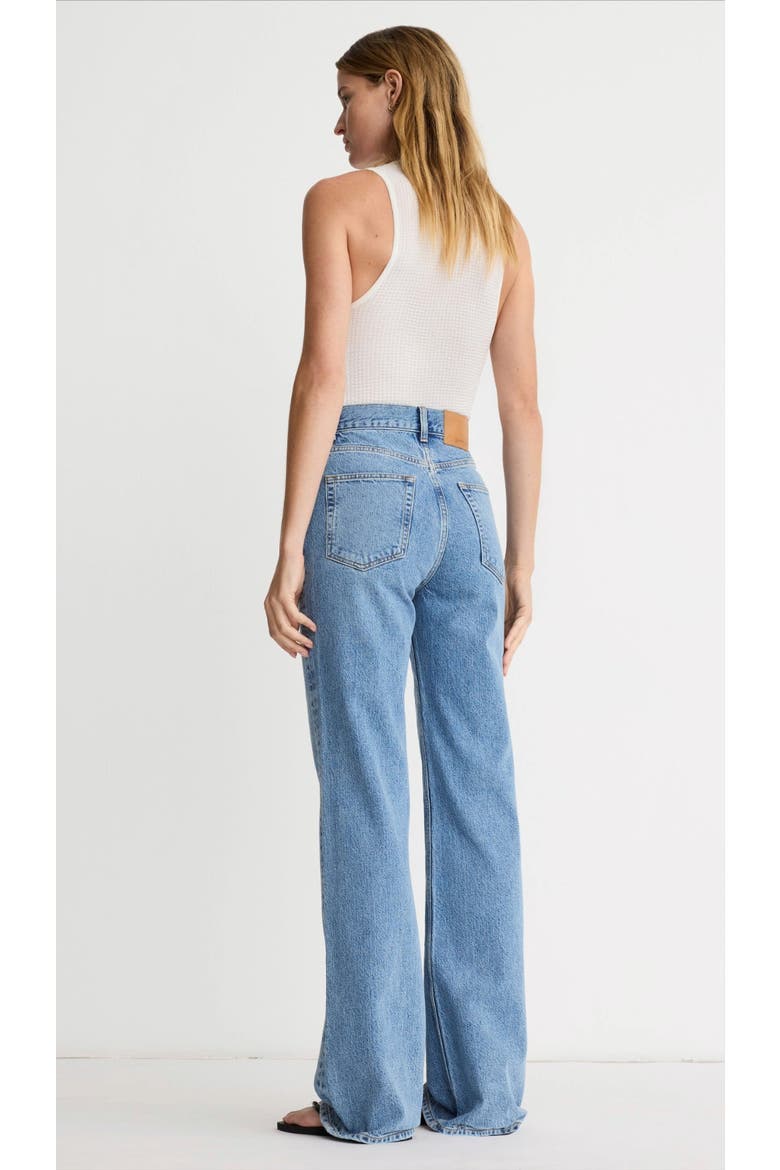 Owl High Rise Bootcut Jean, Alternate, color, Colorado Blue